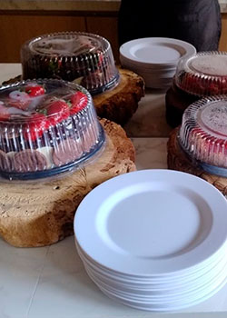 Sobremesas variadas do Buffet Coquetel para festas e comemorações em São Paulo